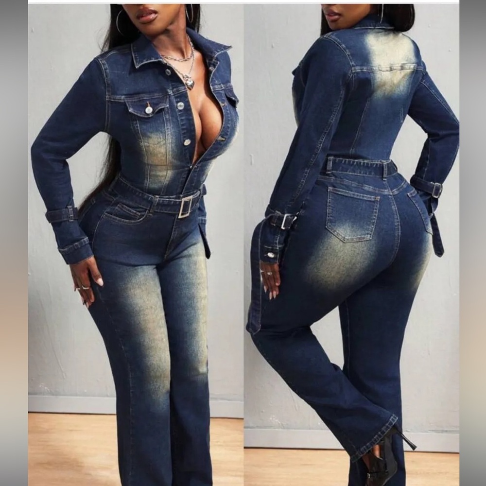 Stylish Denim Jumpsuit
